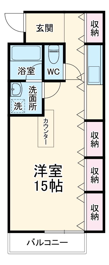 HEARTS WAVEの間取り