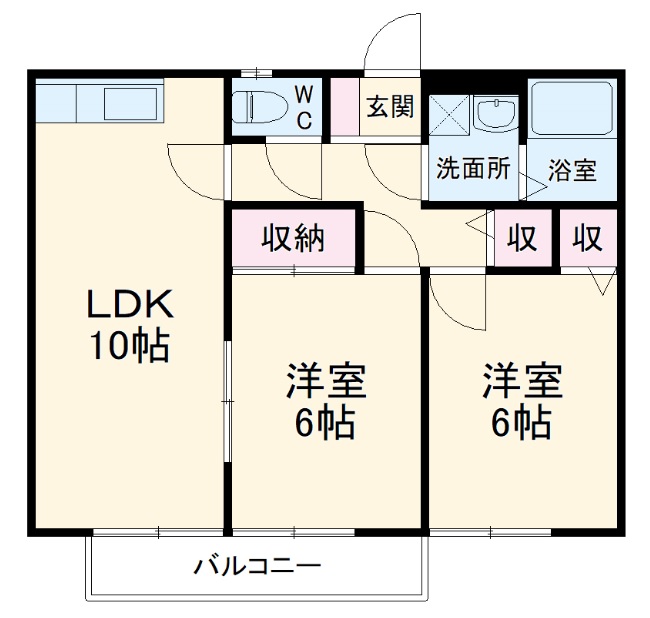 エスポワール八千代台Bの間取り