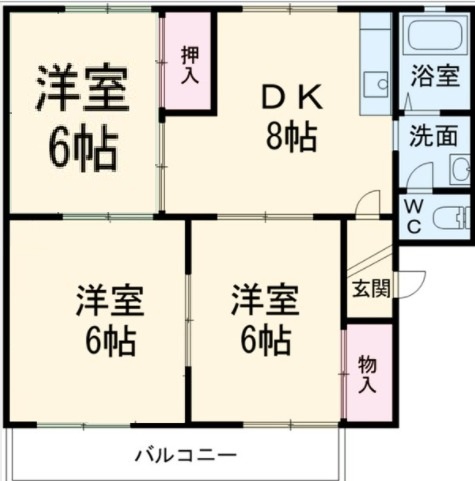 コートビレッジ日高の間取り