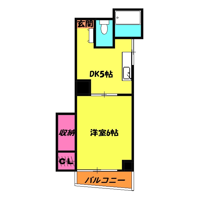 コーポ島田の間取り