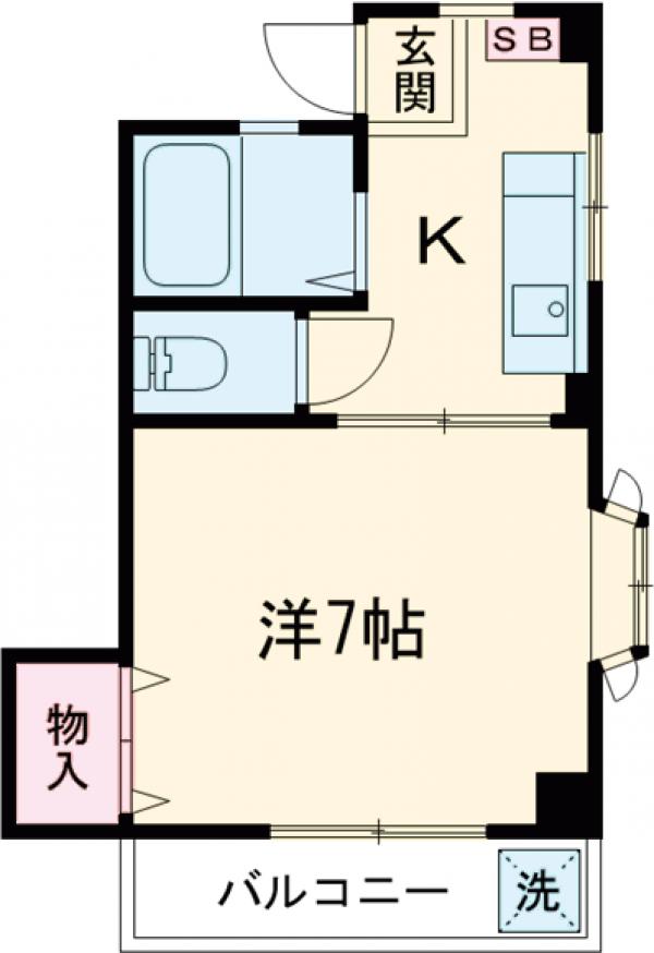 コーポ長嶋の間取り