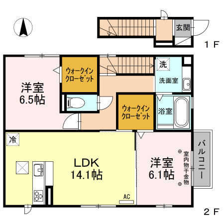 ベルドミールの間取り