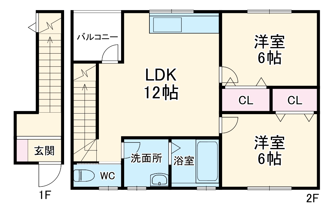 シャルム蓮華寺の間取り