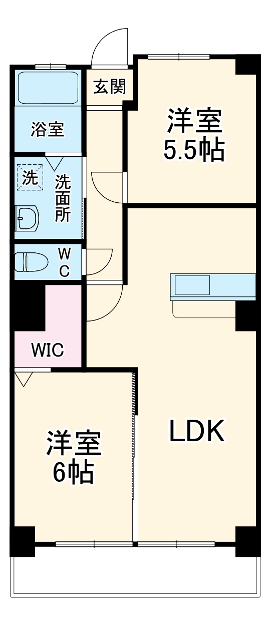 近藤ハイツの間取り