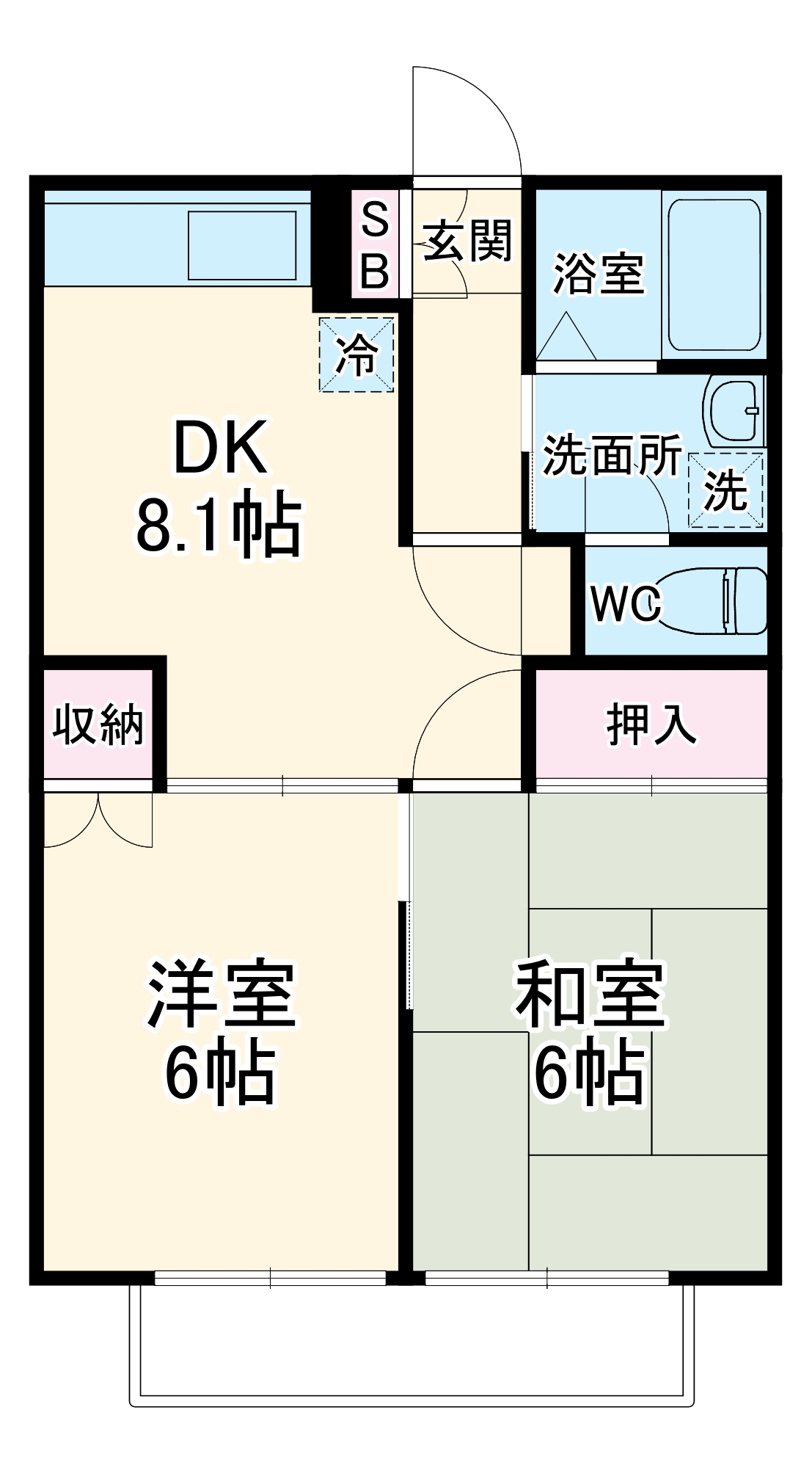 プレステージ八千代台PartⅡの間取り