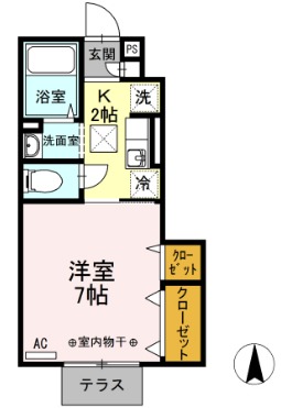 クレベールの間取り
