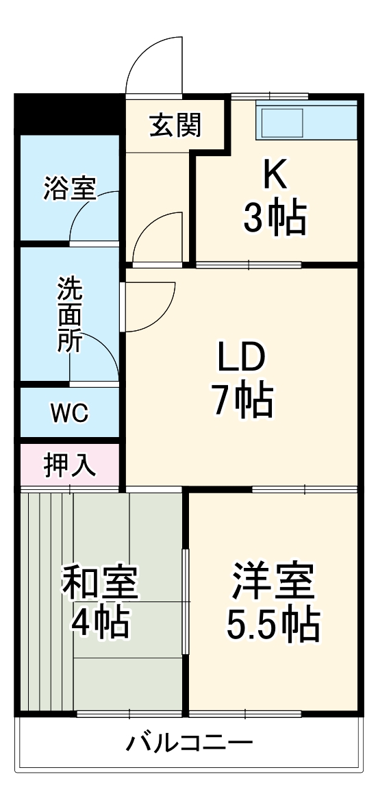 ルナパーク108の間取り