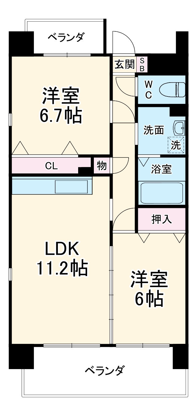 サンピックの間取り
