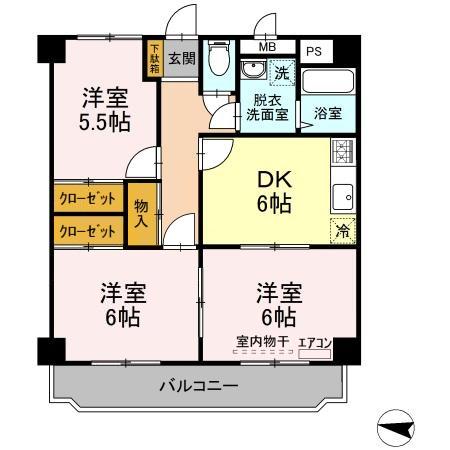 エクセレントＫの間取り
