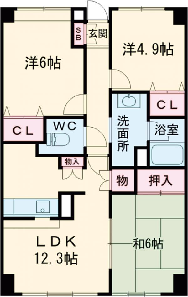 カトレアの間取り