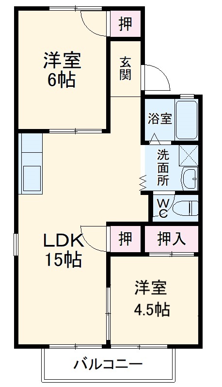 ファミール城東の間取り