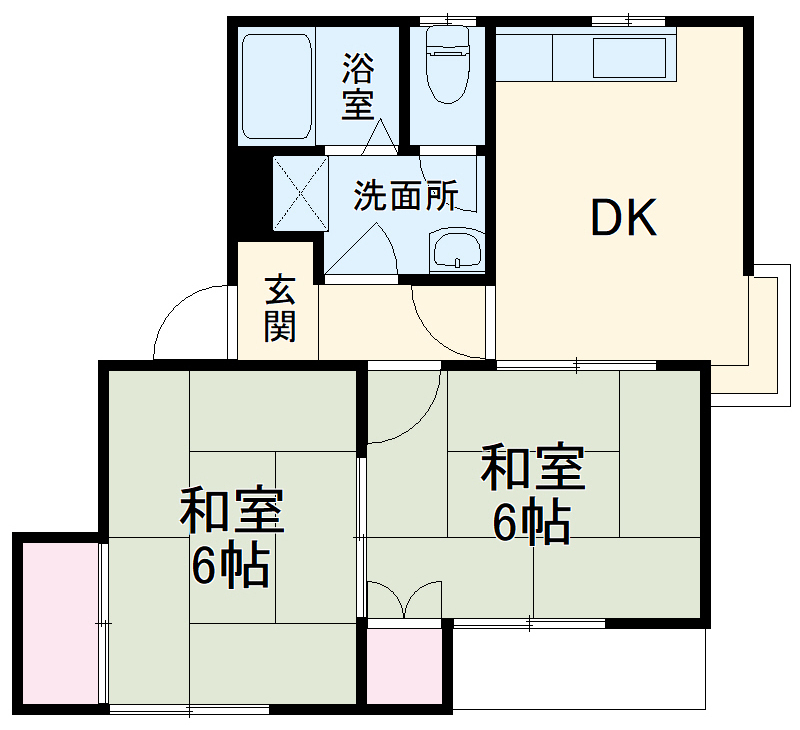 グリーンハイツの間取り