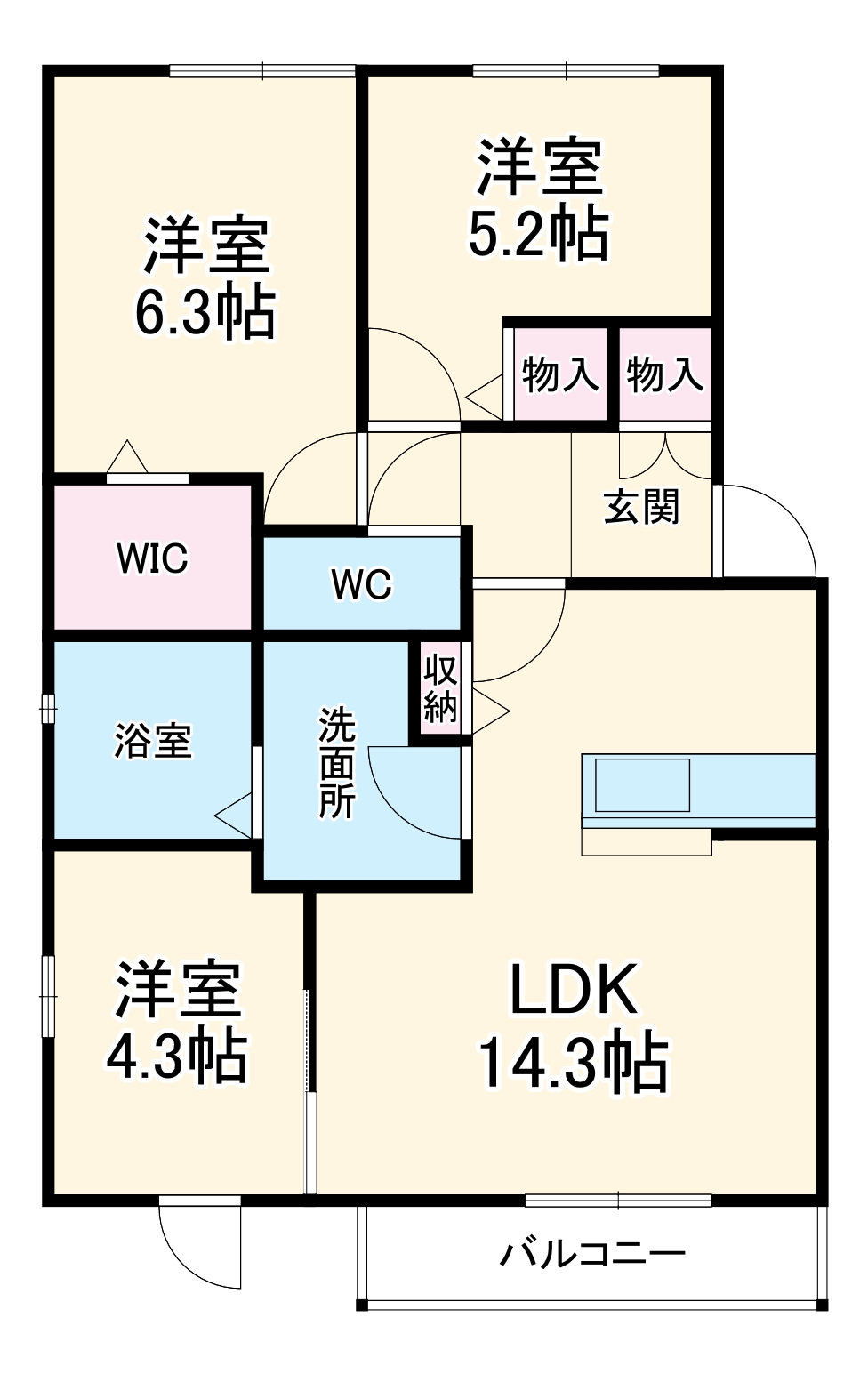 ネーフル林の間取り