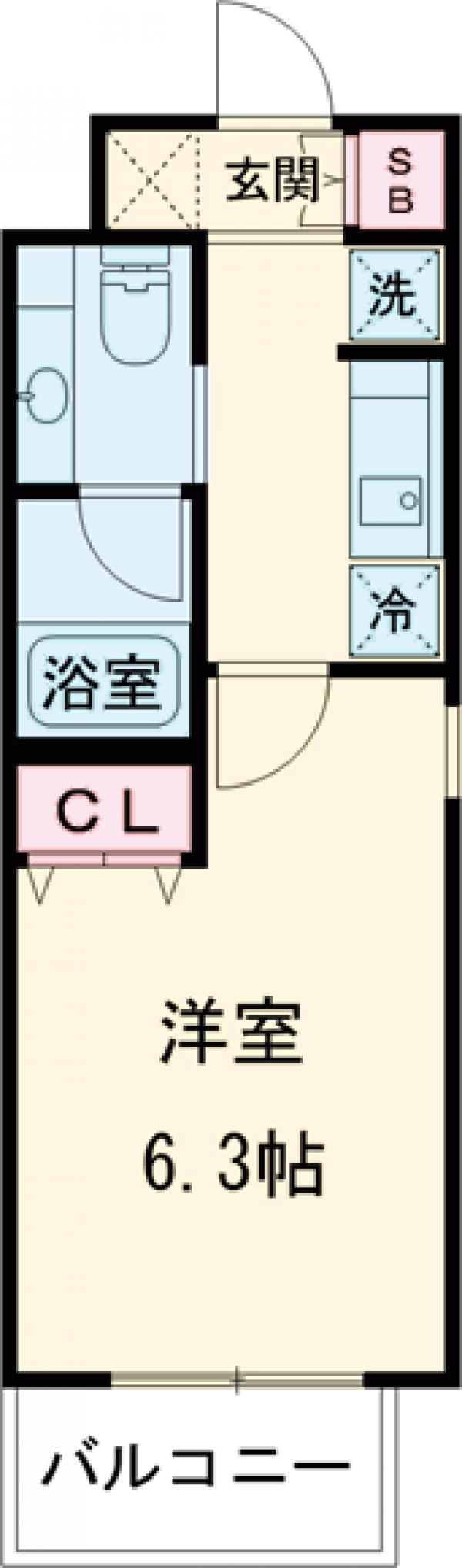 ファインライツ氷川台の間取り