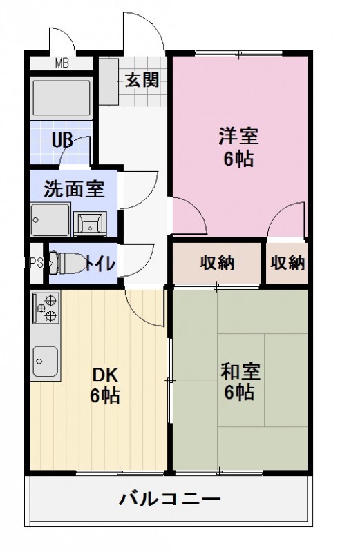 コーポすみれの間取り