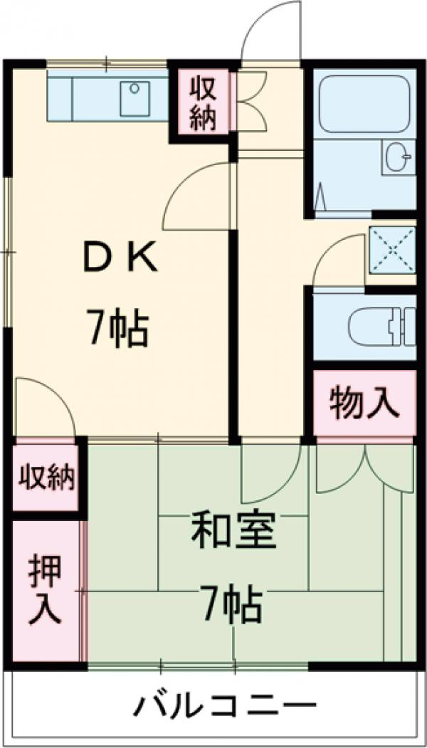 第2緑光苑の間取り