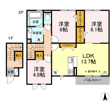 アムールの間取り