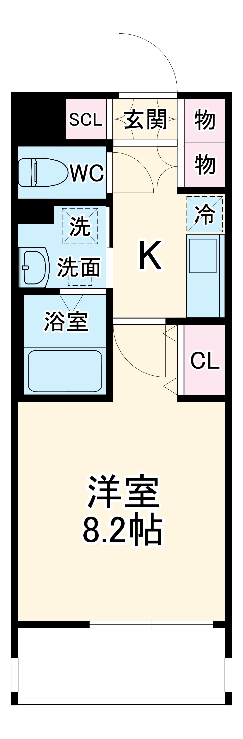 レジデンシア小牧駅前の間取り