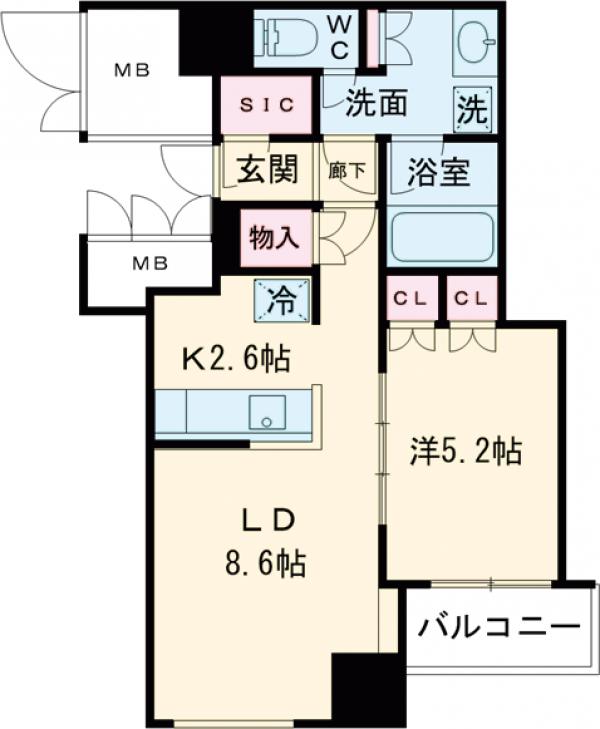ウエストパークタワー池袋の間取り