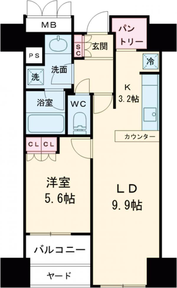 ウエストパークタワー池袋の間取り