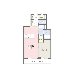 Crescentの間取り