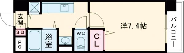ヴィクトアール吉野の間取り