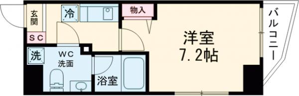 DeLCCS西池袋の間取り