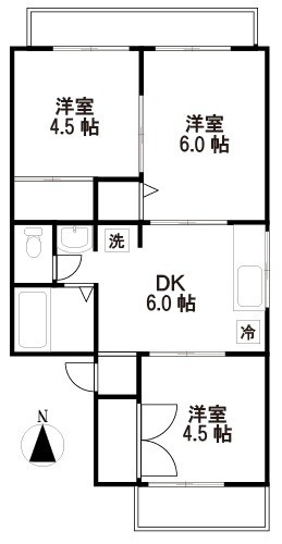 サンハイム西新井の間取り