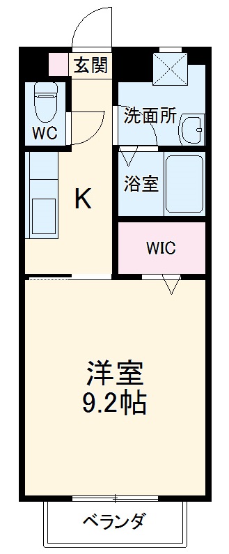 サニーフラットSの間取り