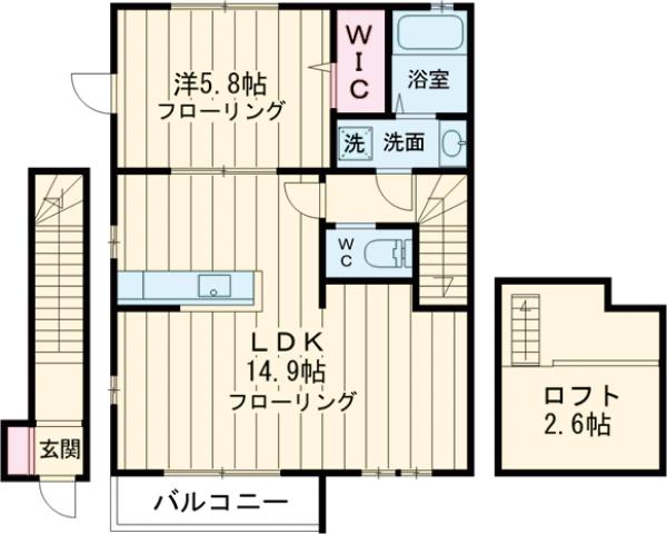 イクロス高井戸の間取り