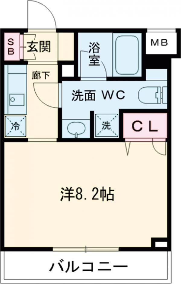 クレイシア三鷹の間取り
