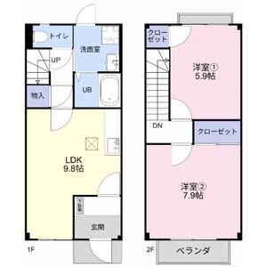 ドミール畑道の間取り