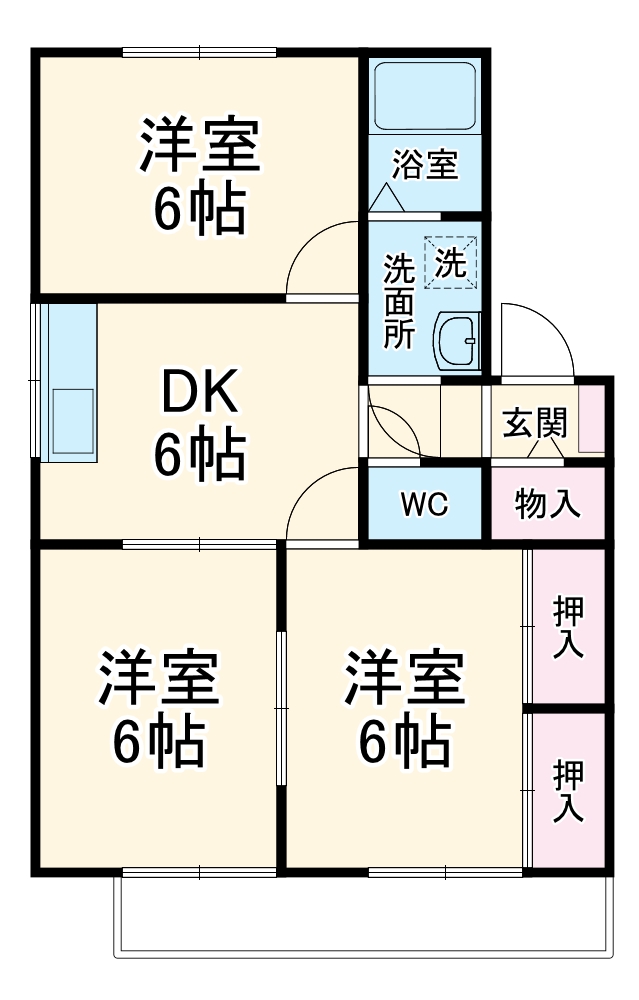 ボヌール林の間取り