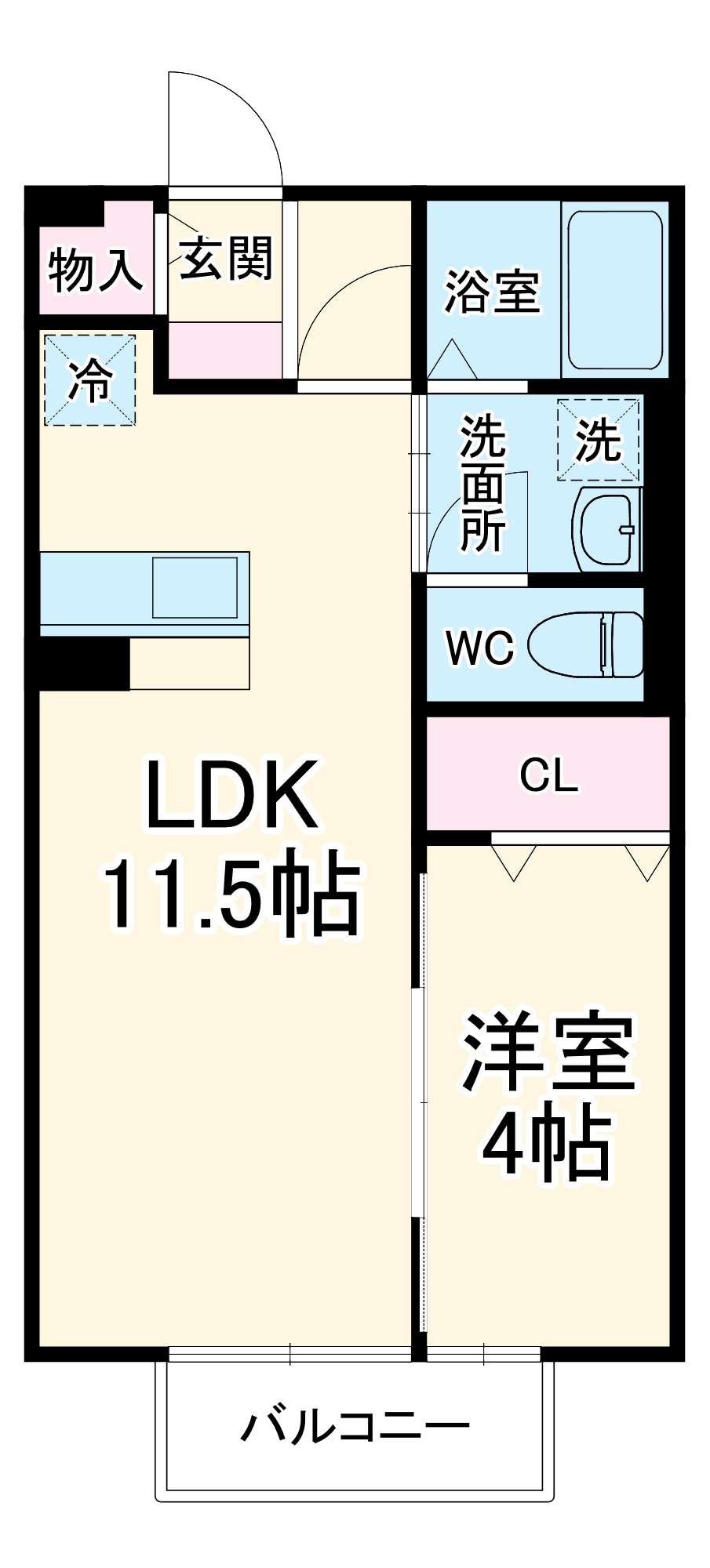 イオソレーユⅠの間取り