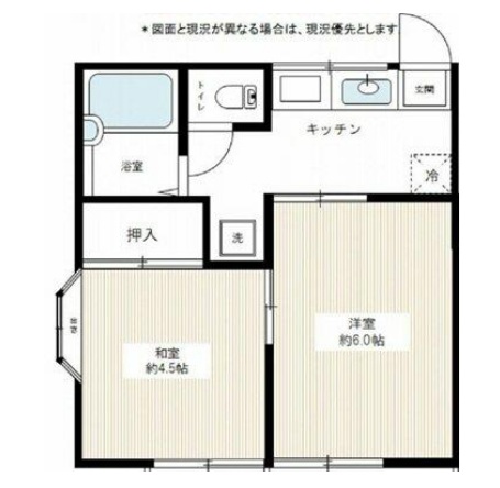 ニュー作新ハイツの間取り