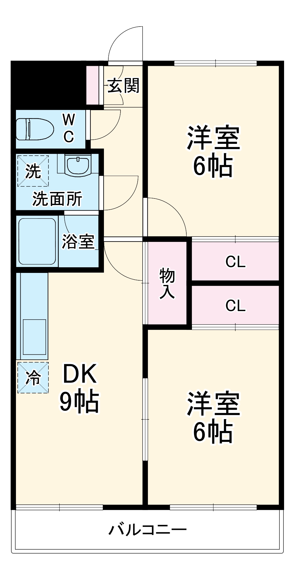 ネクサス村上の間取り