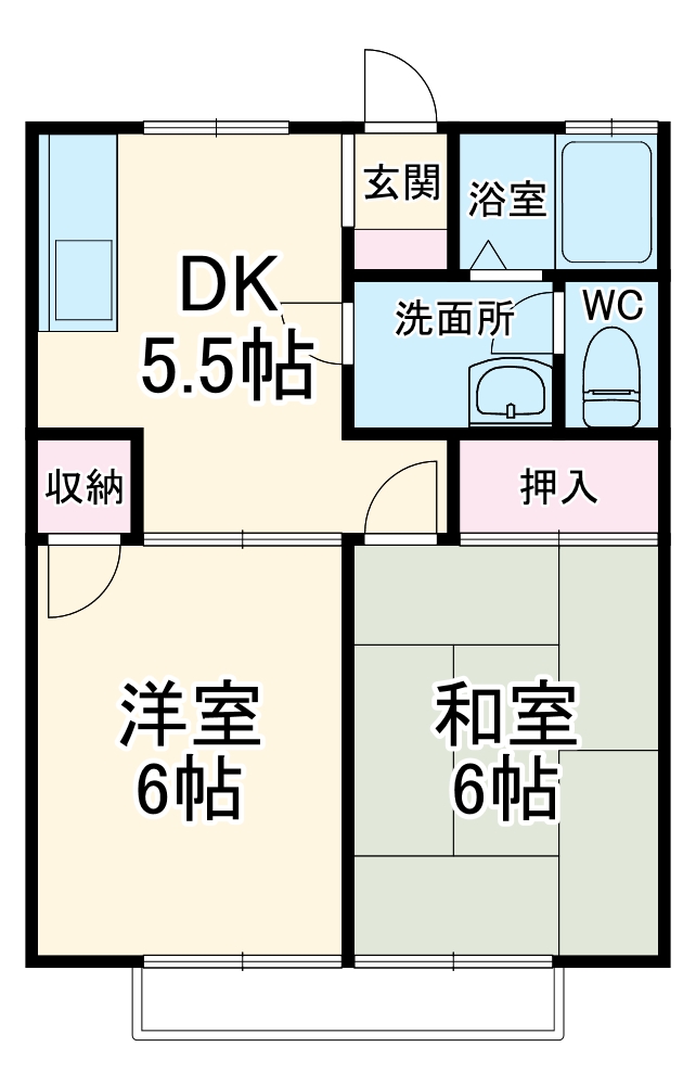 ルーミー習志野の間取り