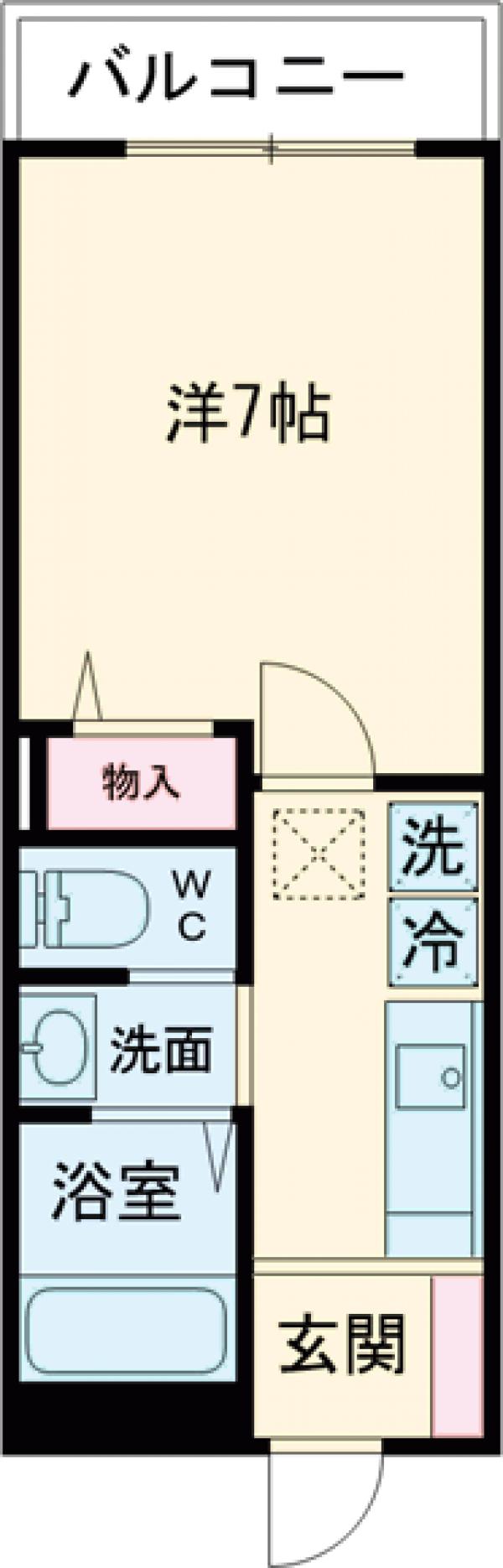 Wisteria扇の間取り
