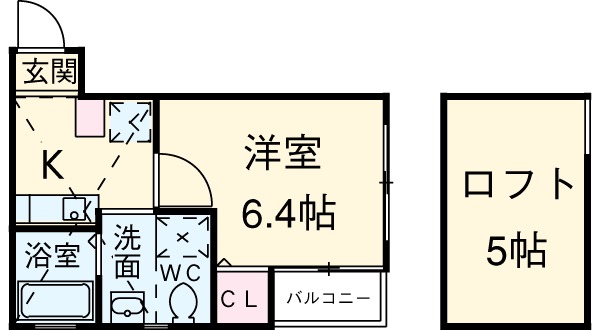 アプリコットの間取り