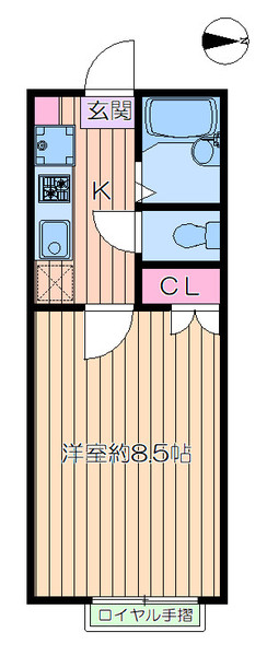 サンライズ皿沼の間取り
