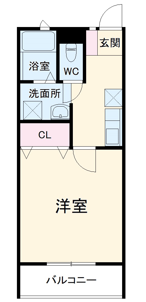 アルシオンA棟の間取り