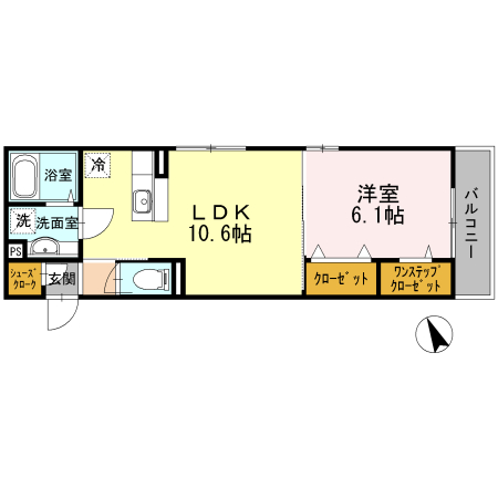 CASA BRISAS parteNの間取り