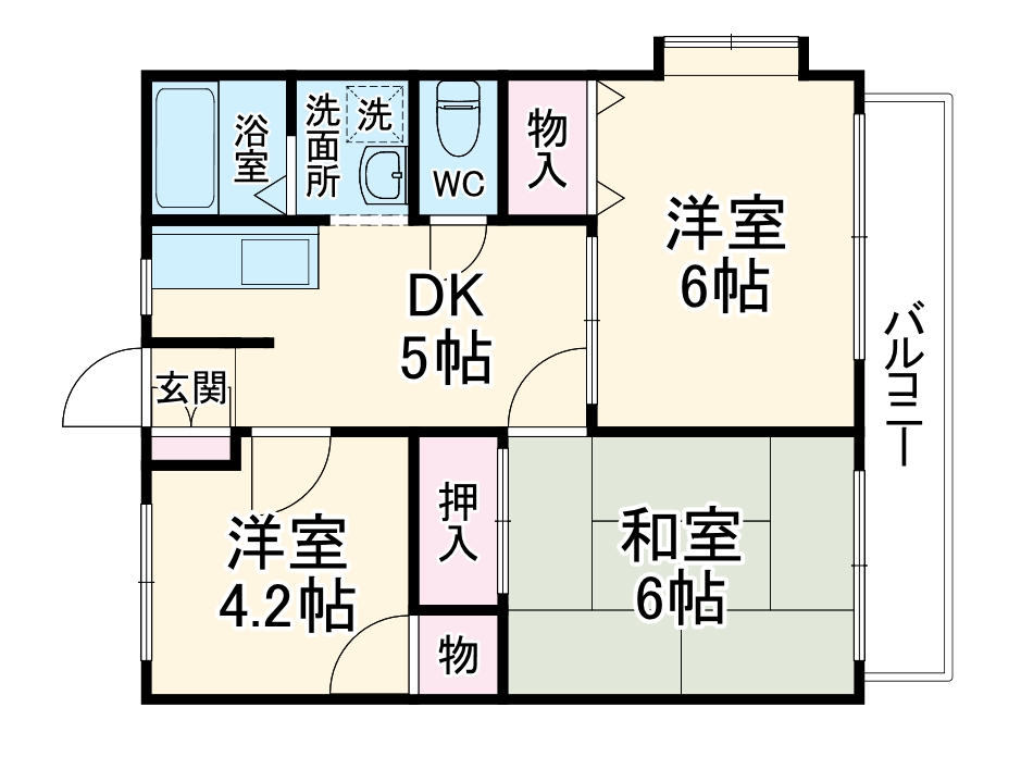 グリーンホーム風間の間取り