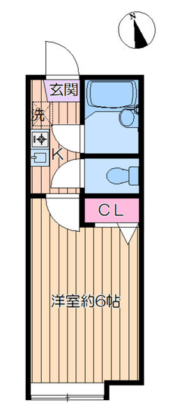 サブウェイ北綾瀬Bの間取り