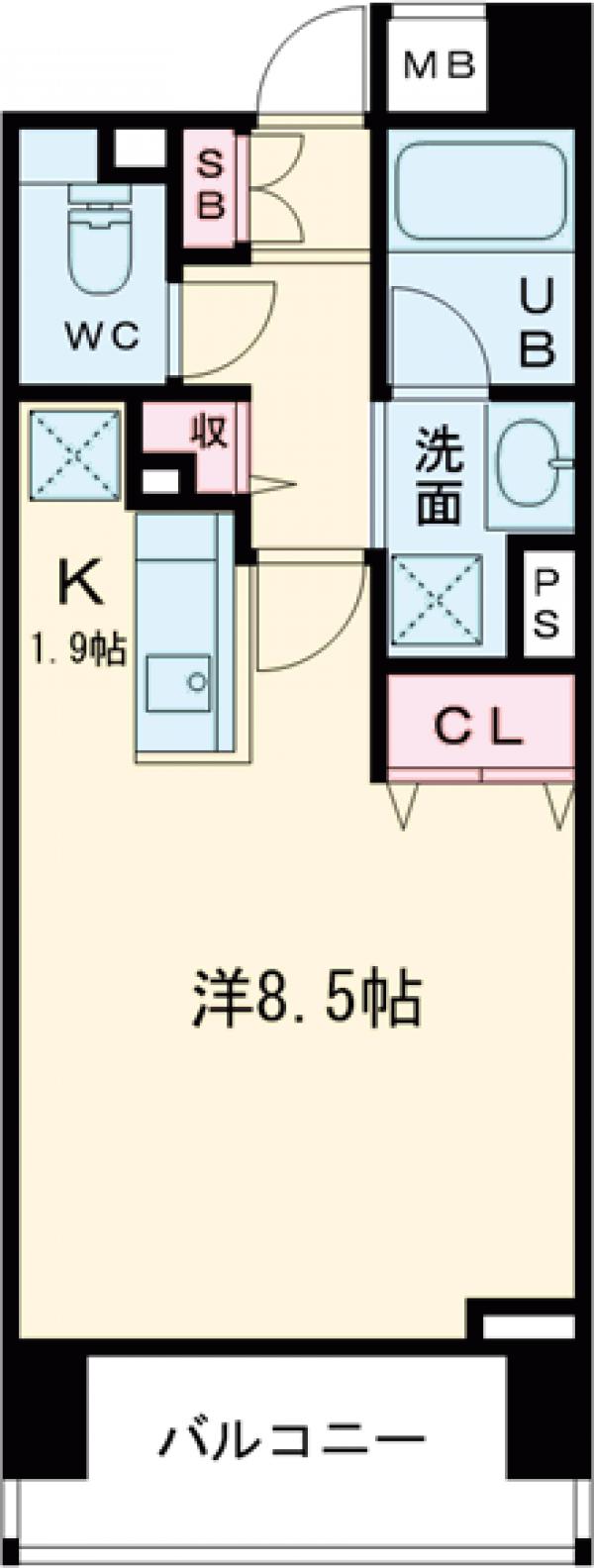 クリオ西池袋の間取り