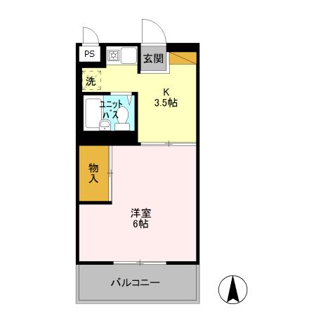 リジェール大久保Ⅲの間取り