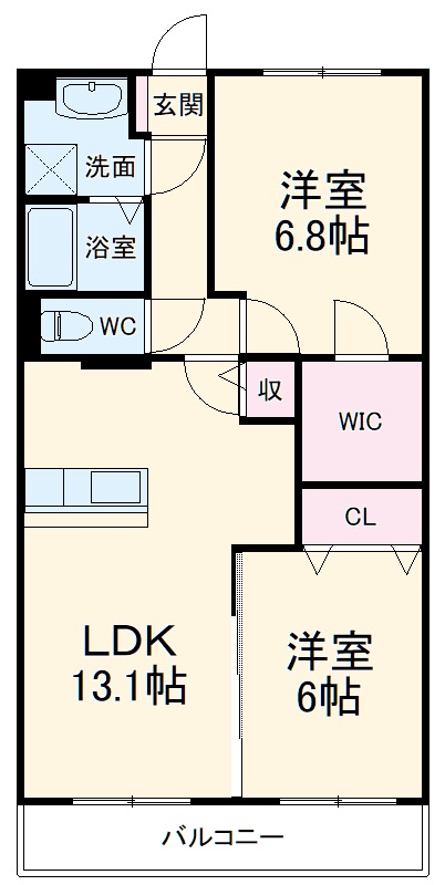 フィオーレの間取り