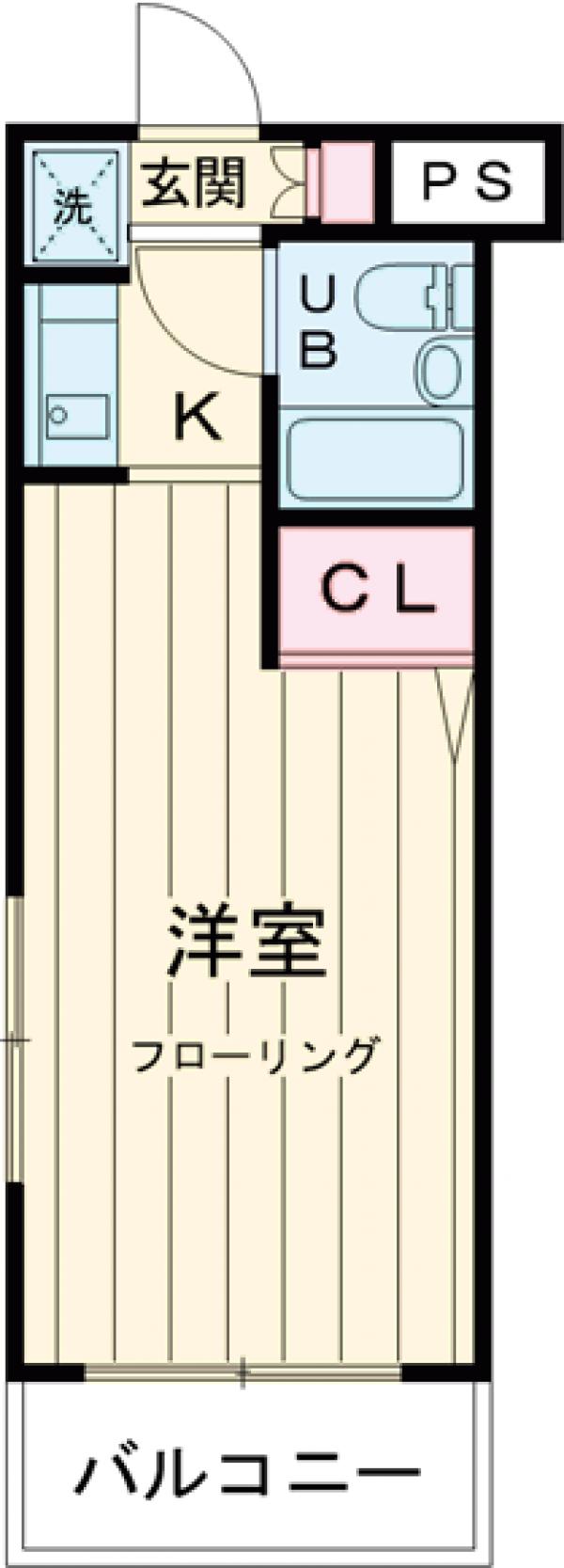 スカイコート池袋第5の間取り