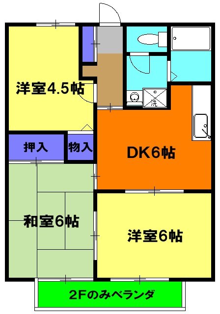 コメット・Sの間取り