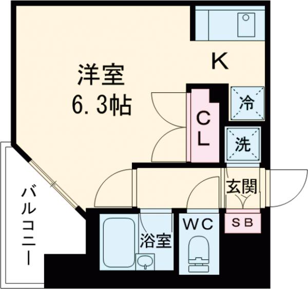 パレステュディオ大塚の間取り